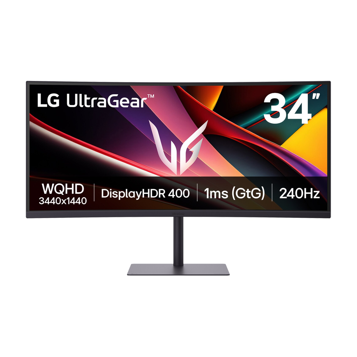 Monitor LG Gamer UltraGear G6/34G630A-B/34" WQHD/Curvo/240Hz/HDMIx2/DP/USB-C/Speaker(5Wx2)