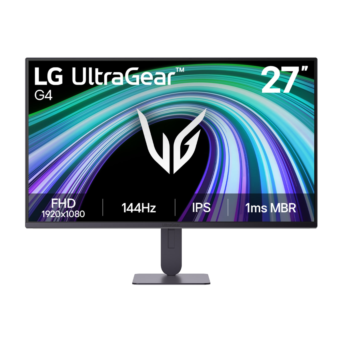 Monitor LG UltraGear G4 27G414B, 27”/FHD/IPS/144Hz/HDMI/DP/Salida para auriculares
