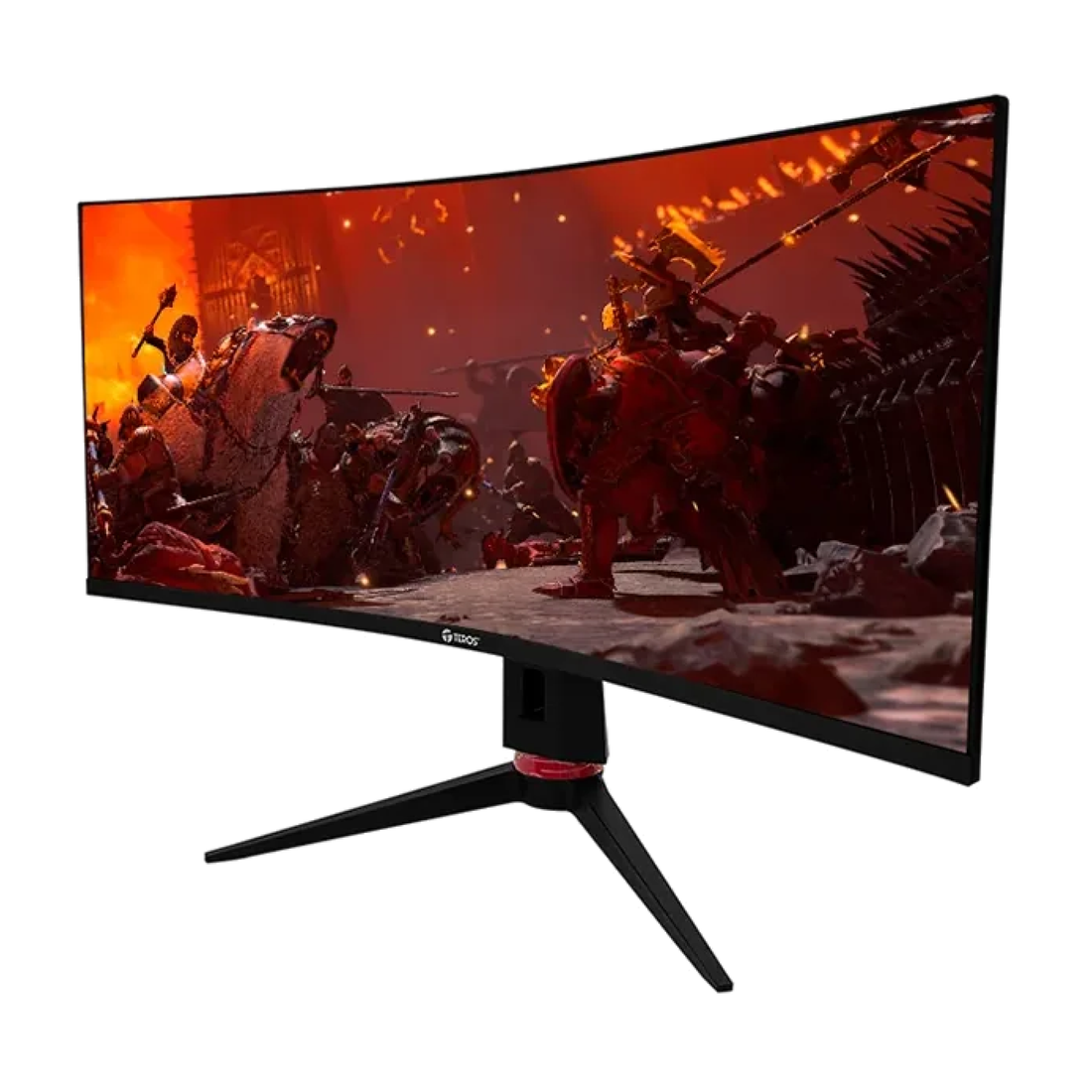 Monitor curvo gaming TEROS TE-3412G, 34" UWQHD VA, 180Hz, 1ms, HDMI, DP, Audio out