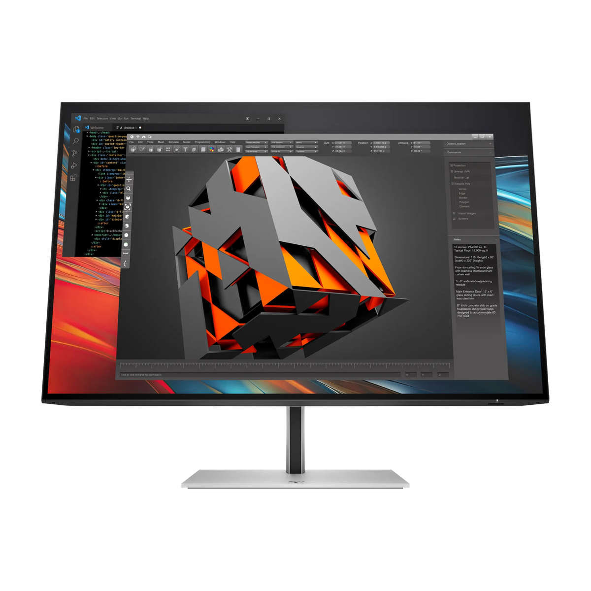 Monitor Plano HP Serie 7 Pro 24"- 724pn, WUXGA/IPS/Antirreflectante/HDMI/DP/USB-A/USB-B