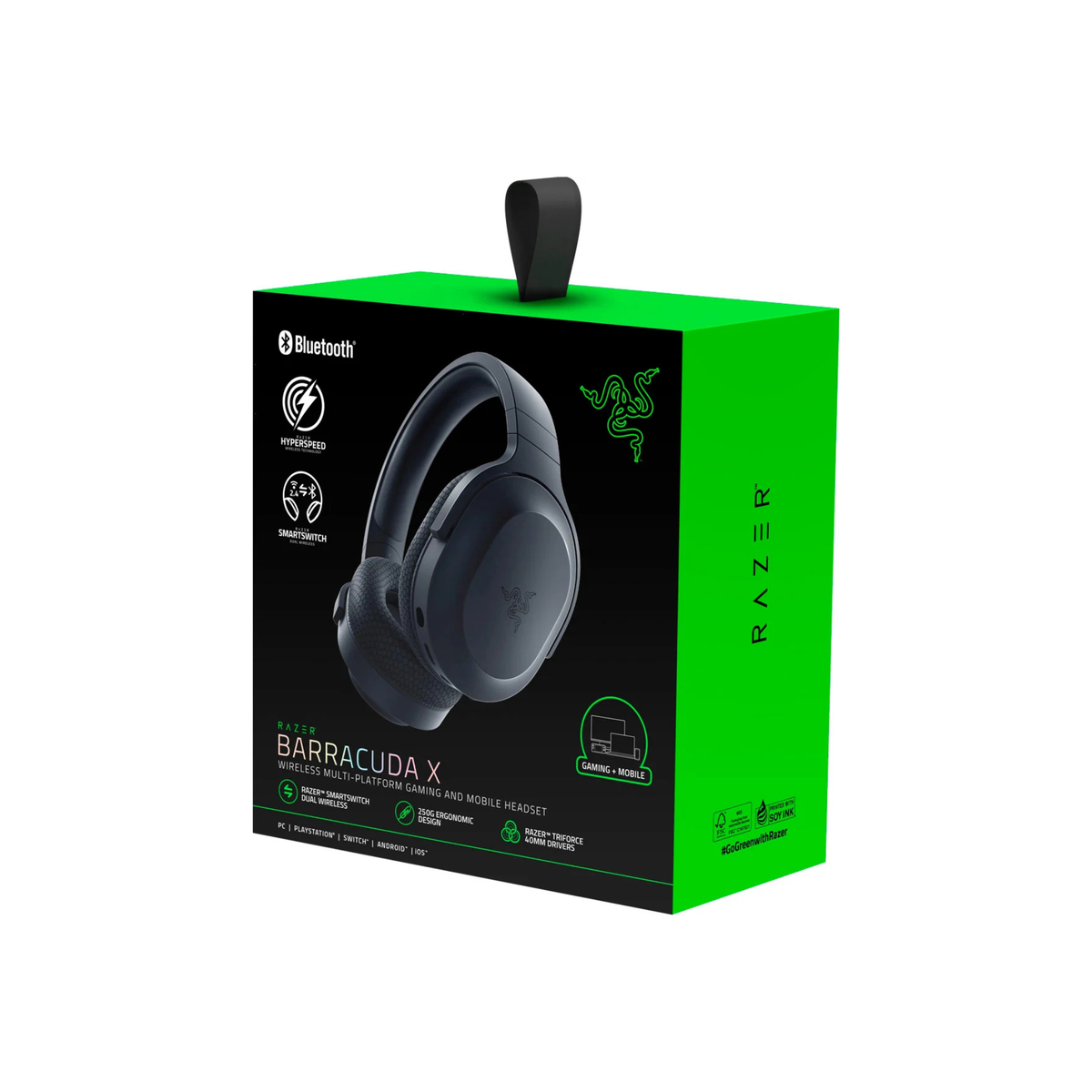 Audífonos Gamer Razer Barracuda X Wireless 2.4GHz Bluetooth 5.2 Negro