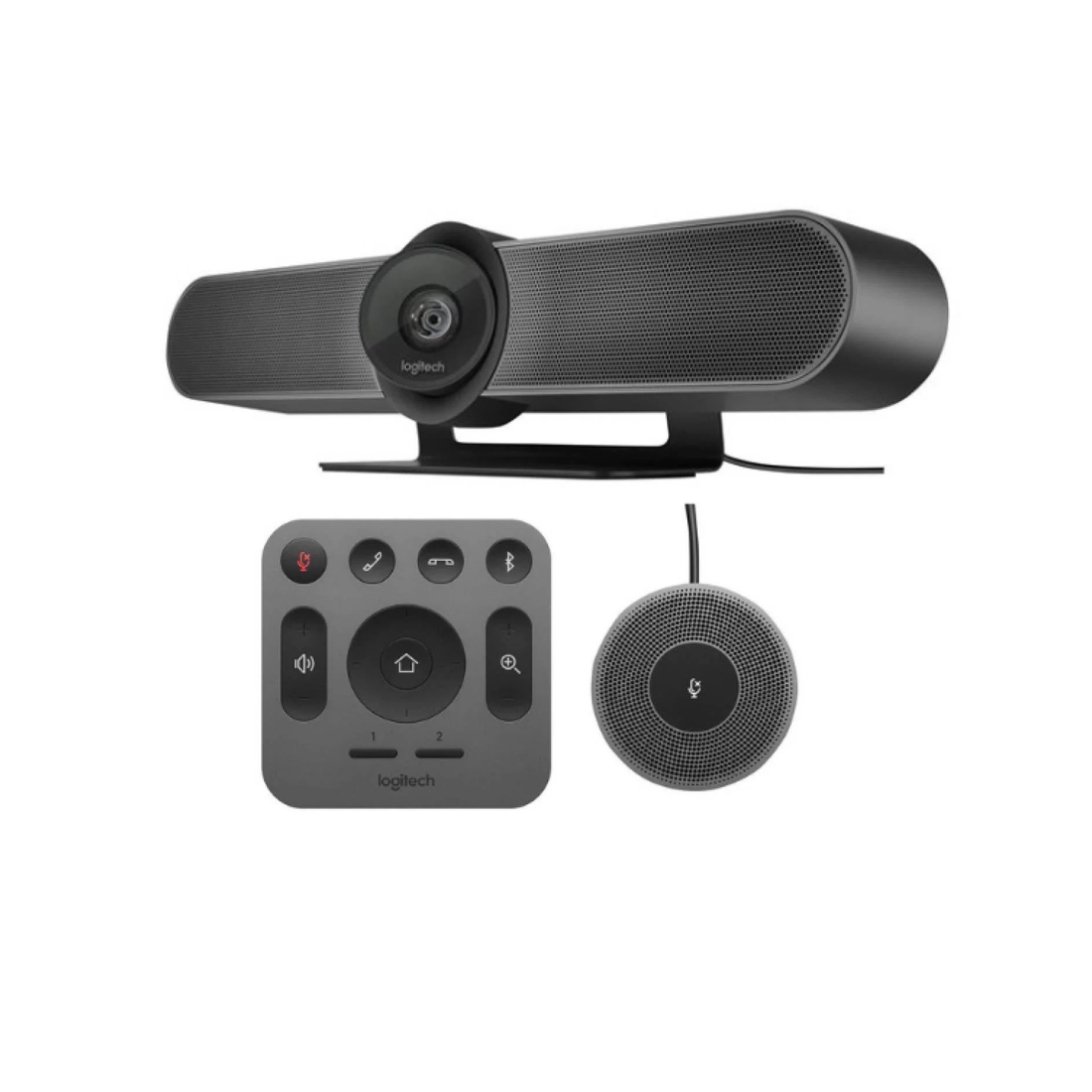 Sistema de Videoconferencia Logitech MeetUp 4K + Micrófono de Expansión