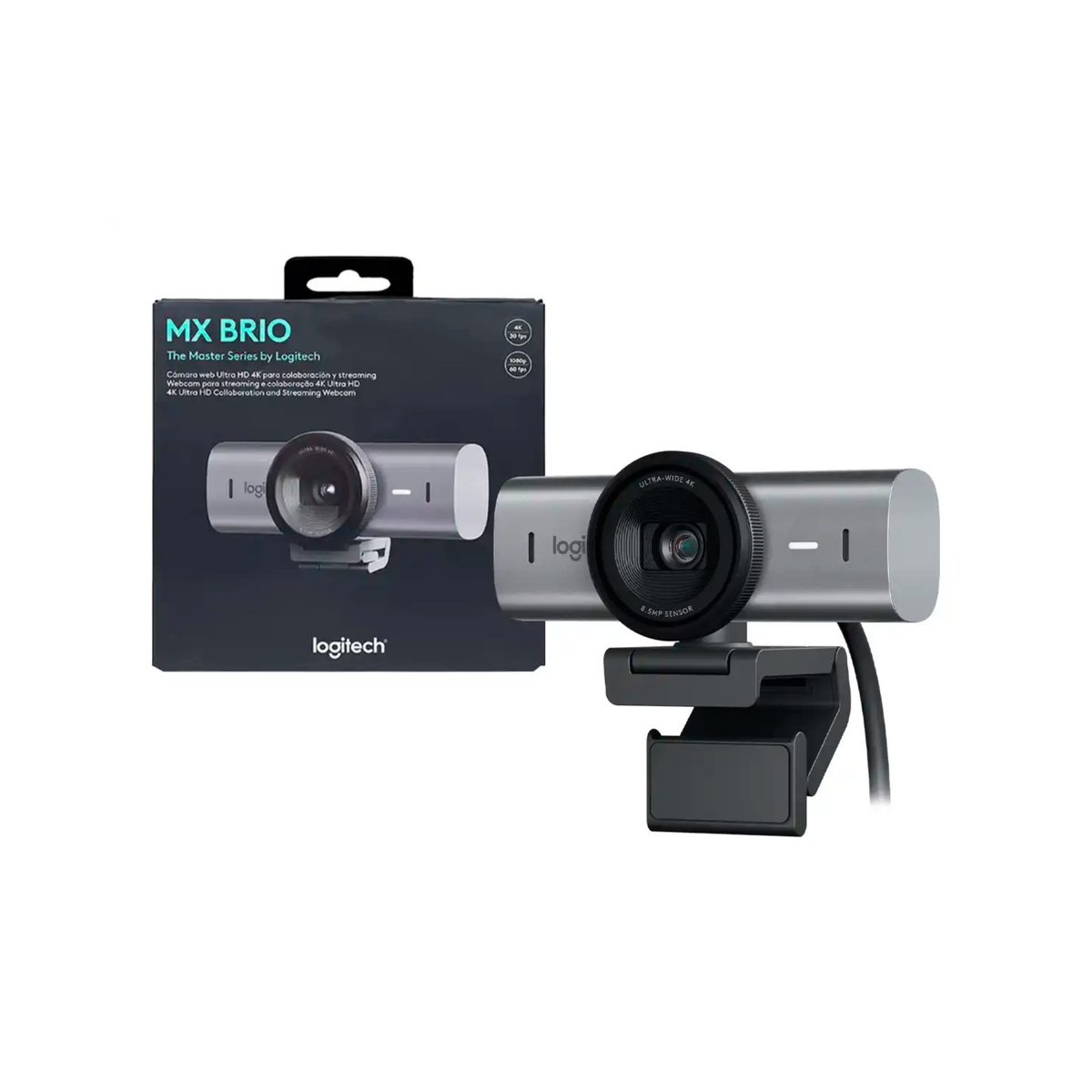Webcam Logitech MX Brio Pro 700 Ultra HD 4K USB-C Black