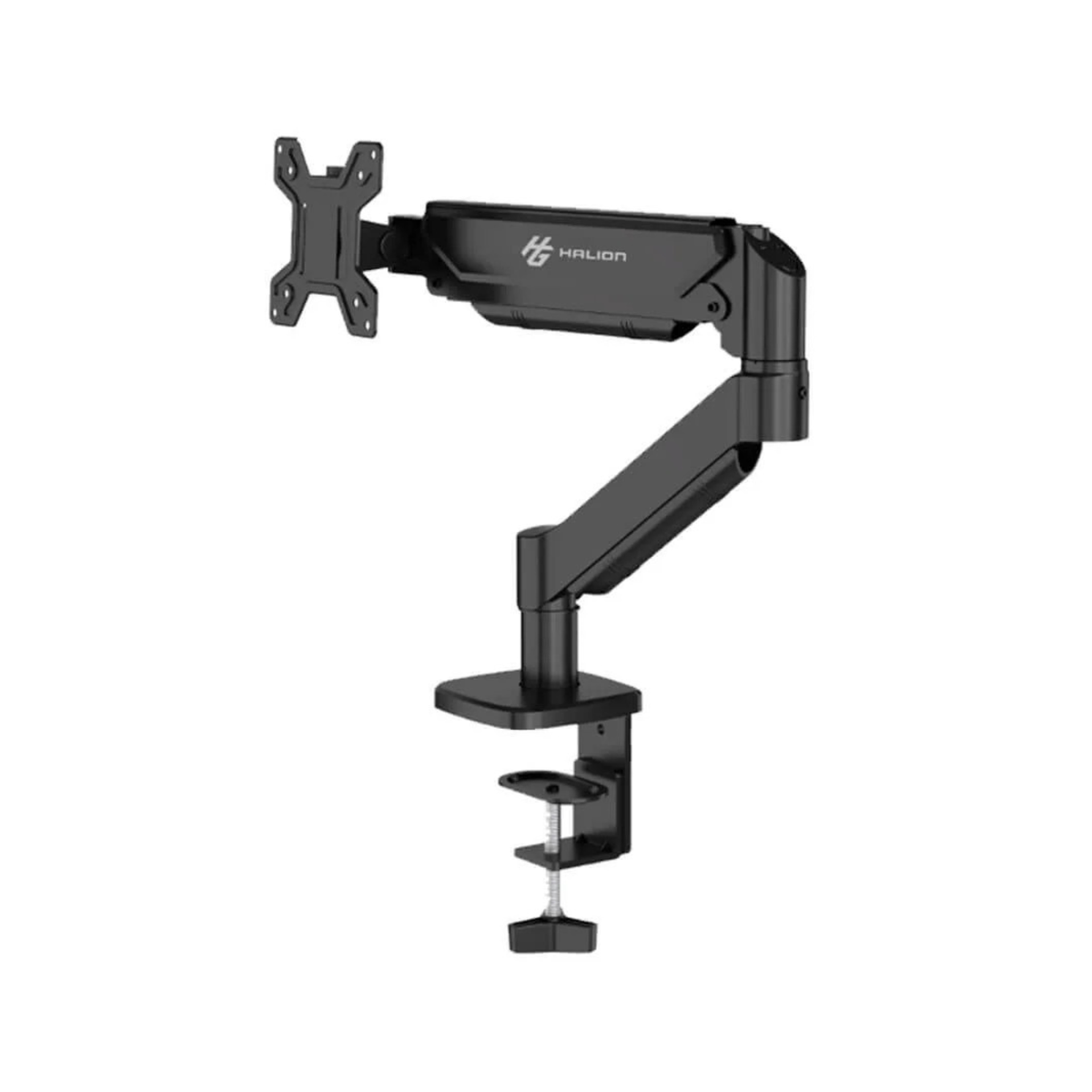 Brazo para Monitor Halion M252 RGB 13" a 32" USB + USB-C Negro