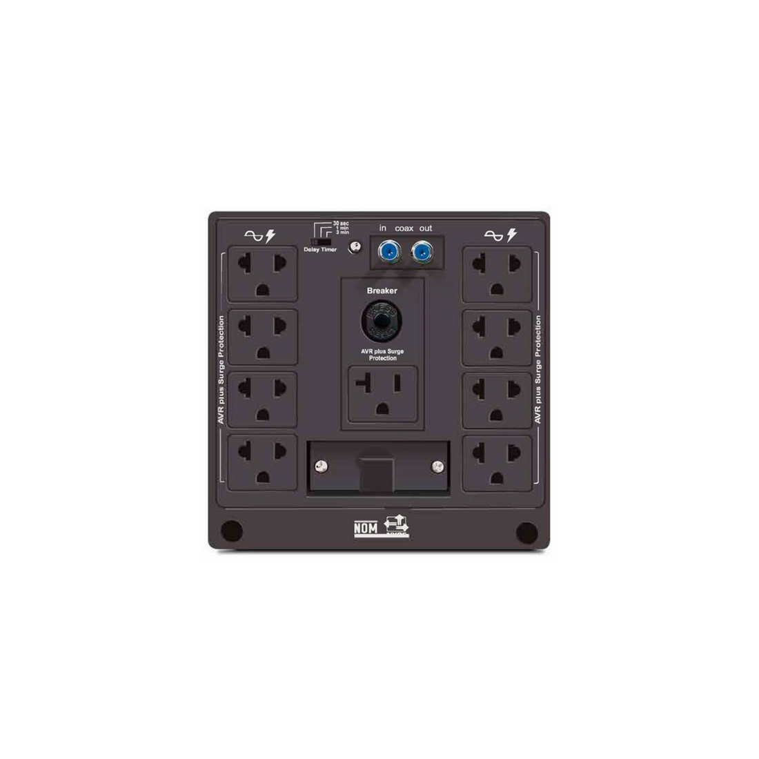 Estabilizador CDP R-AVR5008I 5000VA 2500W 9 Salidas con Supresor de Picos