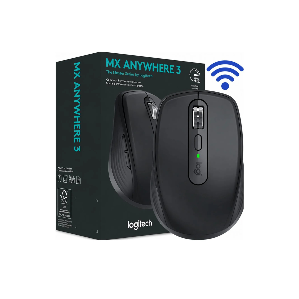 Mouse Logitech MX Anywhere 3S Bluetooth 8000 DPI