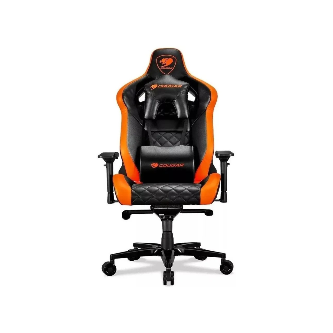 Silla Gamer COUGAR Armor Titan Black/Orange Ergonómica Reclinable 4D