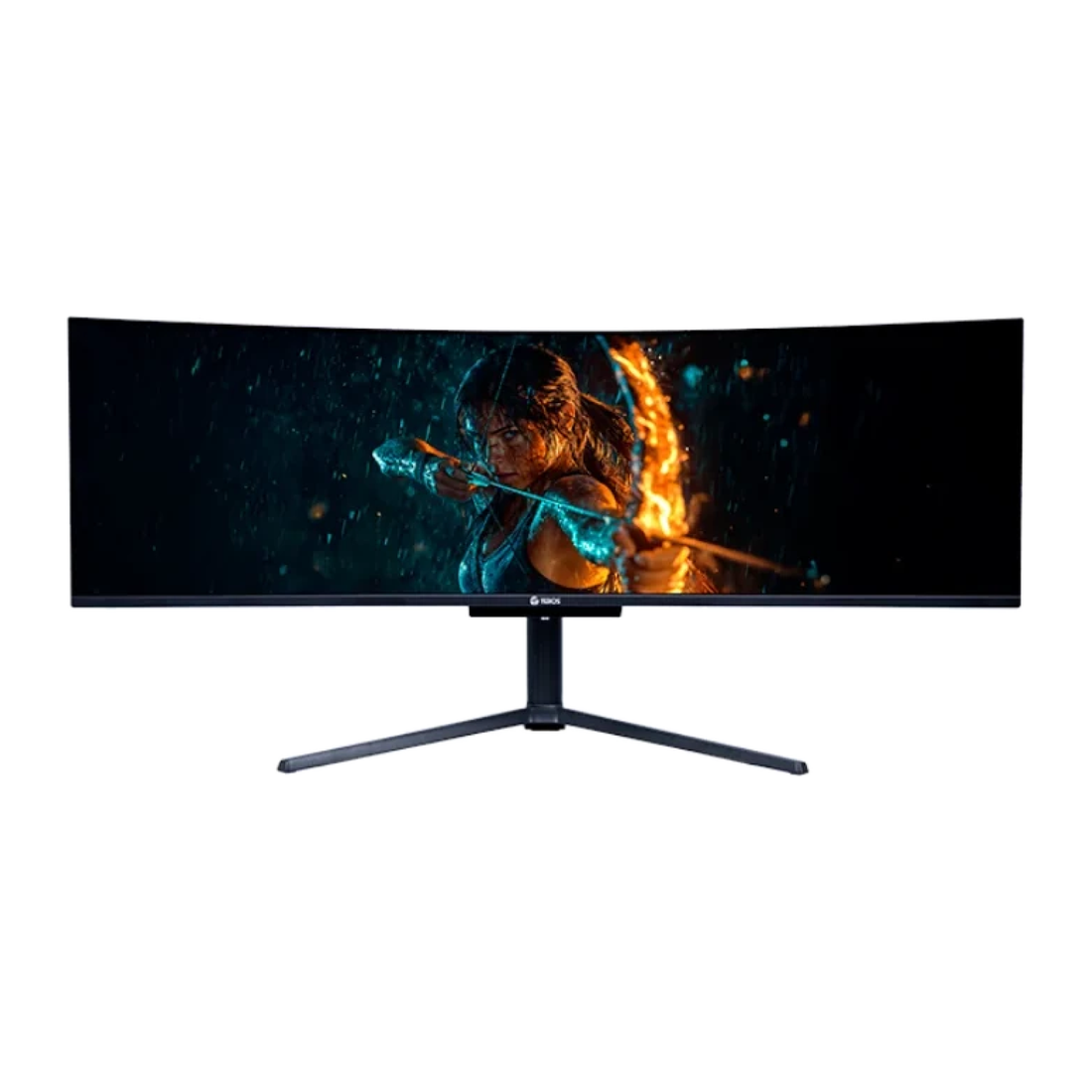 Monitor curvo gaming TEROS TE-4921G, 49" UWQHD QD-OLED, 144Hz, 0.03ms, HDMI, DP, Audio out