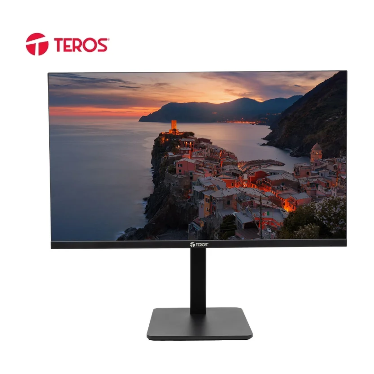 Monitor plano TEROS TE-2717CS, 27" FHD IPS, 144Hz, 1ms, HDMI, DP, Audio out, Parlantes