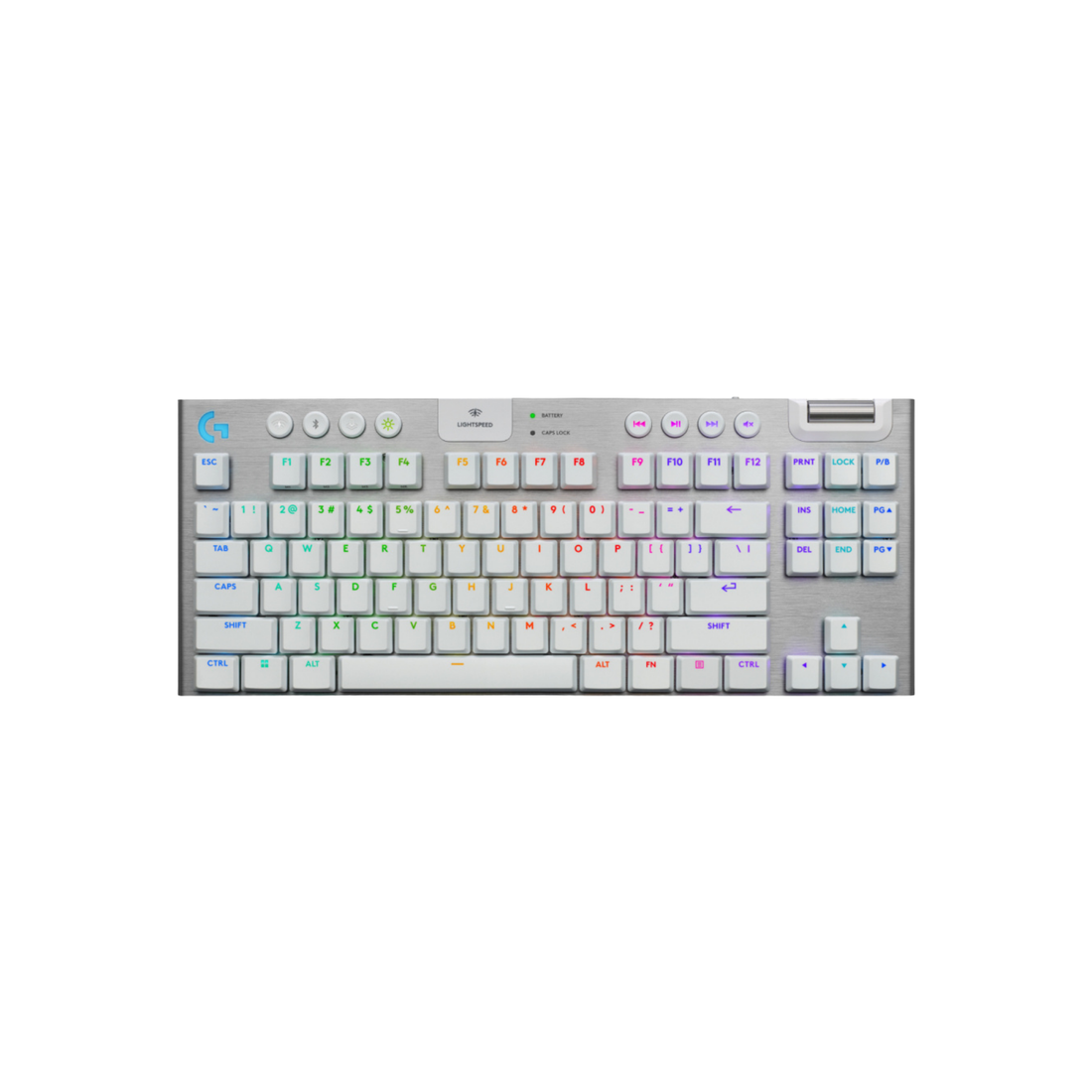 Teclado Gamer Logitech G915 X Lightspeed LED TKL, Mecanico, GL Tactile, Wireless, USB/RF, Inalambrico/Bluetooth, Ingles