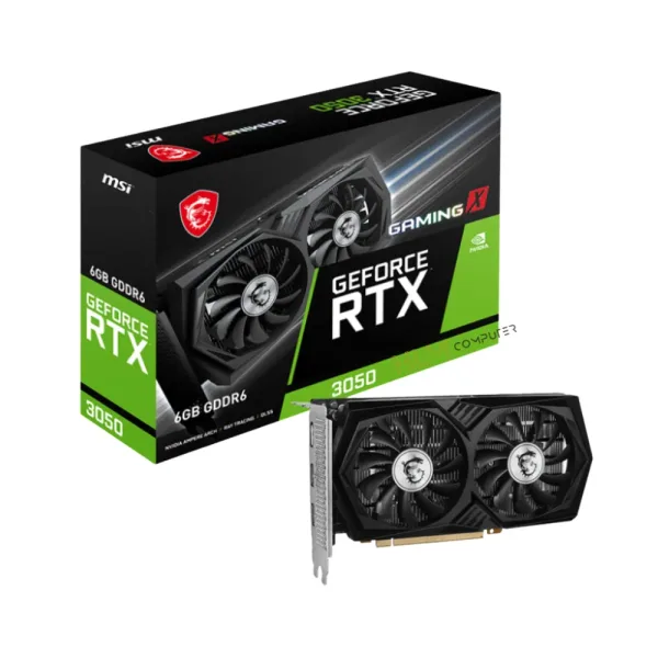 VD MSI RTX 3050 GAMING X, 6GB 96-bit GDDR6, PCI Express x8 4.0